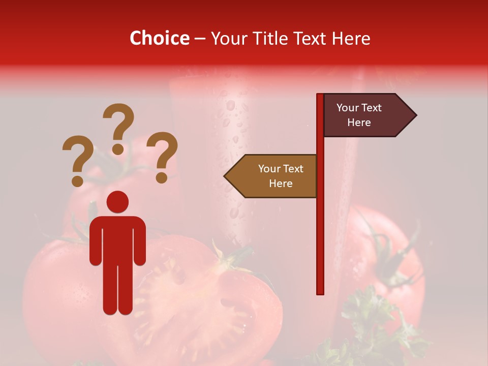 Drop Cold Table PowerPoint Template