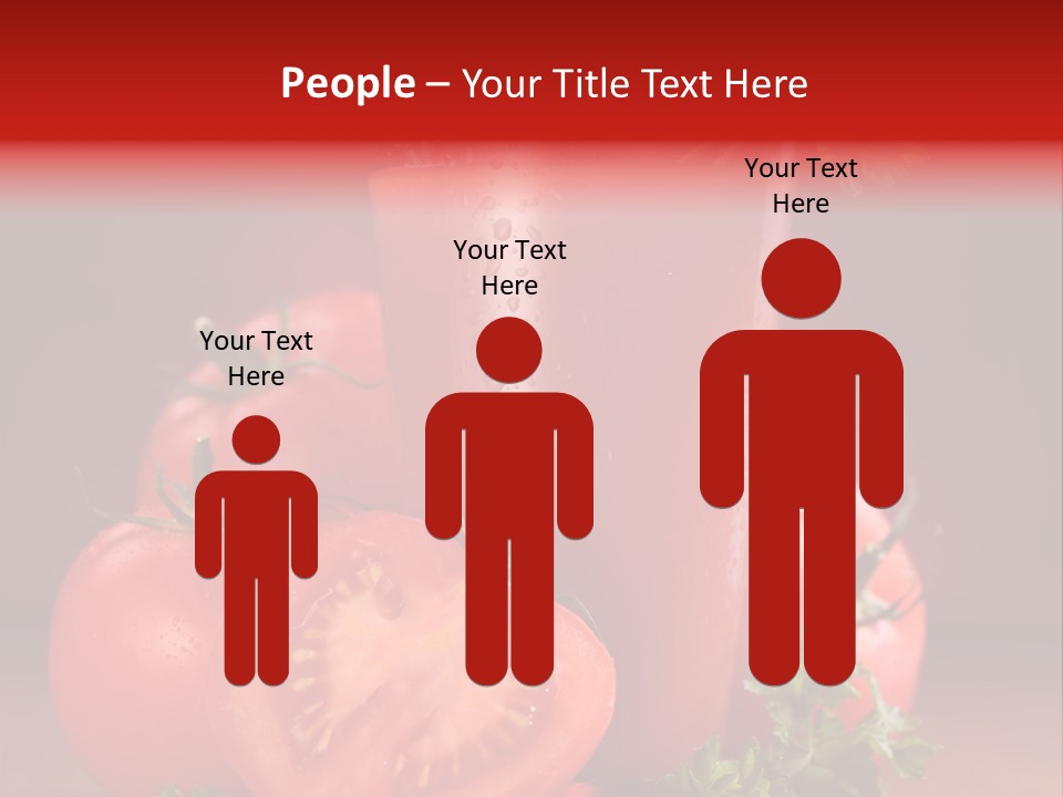 Drop Cold Table PowerPoint Template