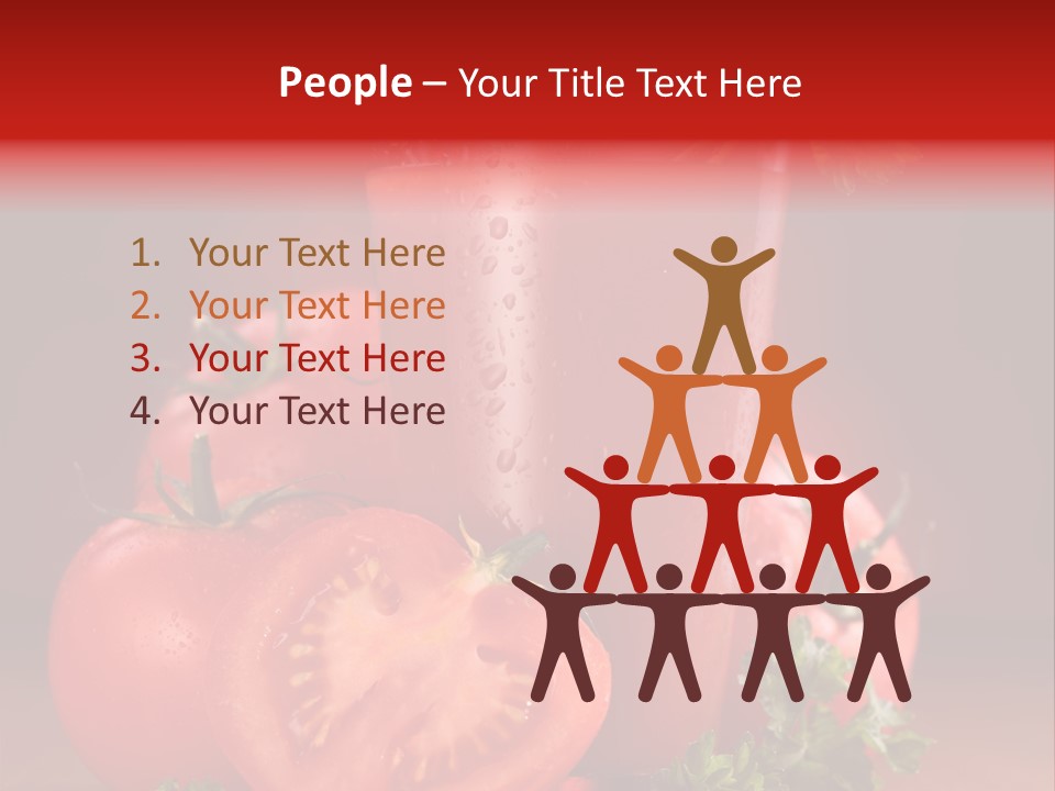 Drop Cold Table PowerPoint Template