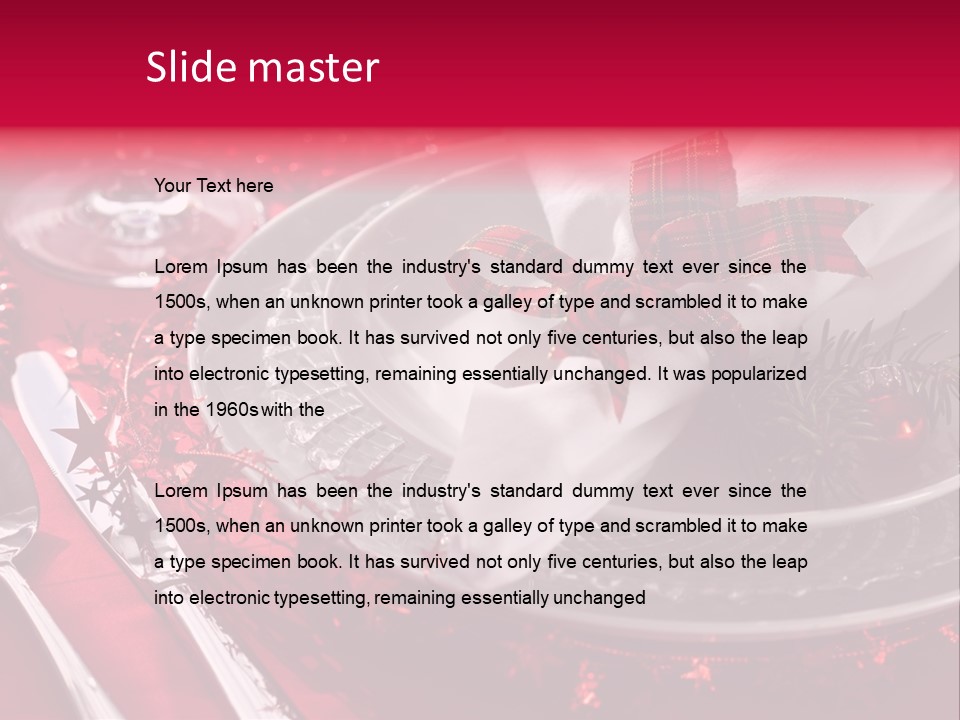 Shiny Advent Food PowerPoint Template