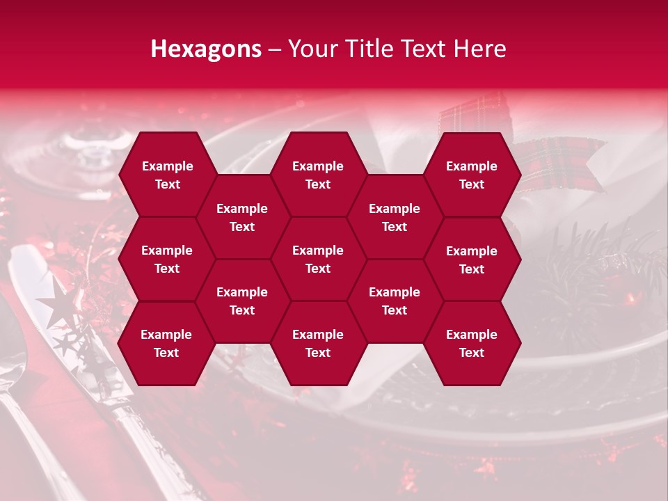 Shiny Advent Food PowerPoint Template