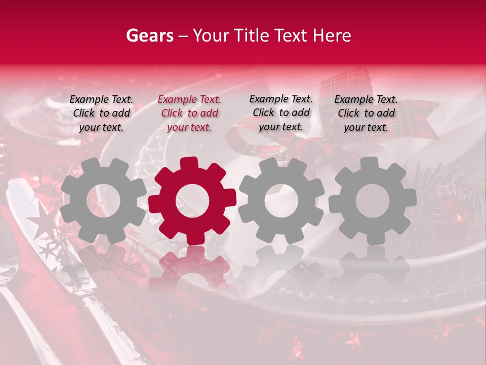 Shiny Advent Food PowerPoint Template