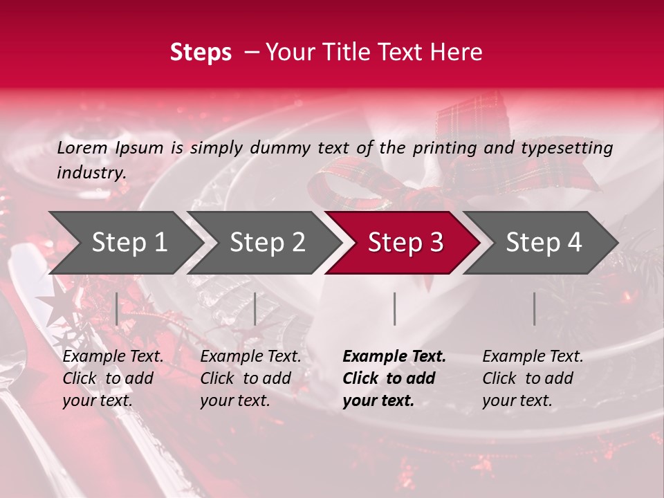 Shiny Advent Food PowerPoint Template