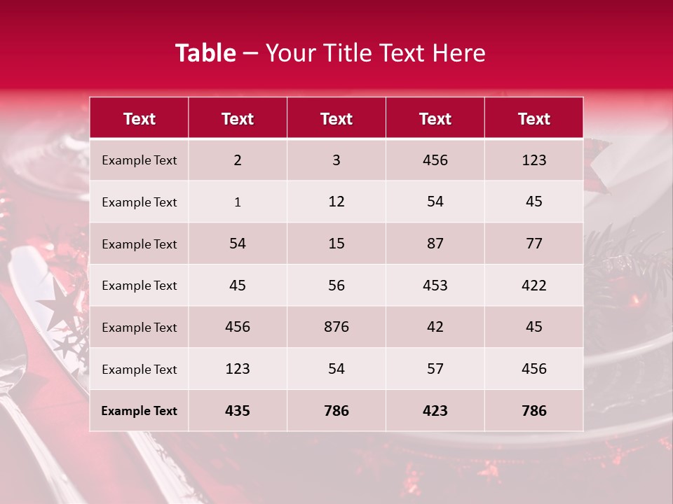 Shiny Advent Food PowerPoint Template