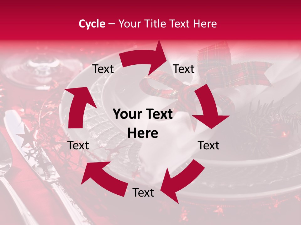 Shiny Advent Food PowerPoint Template