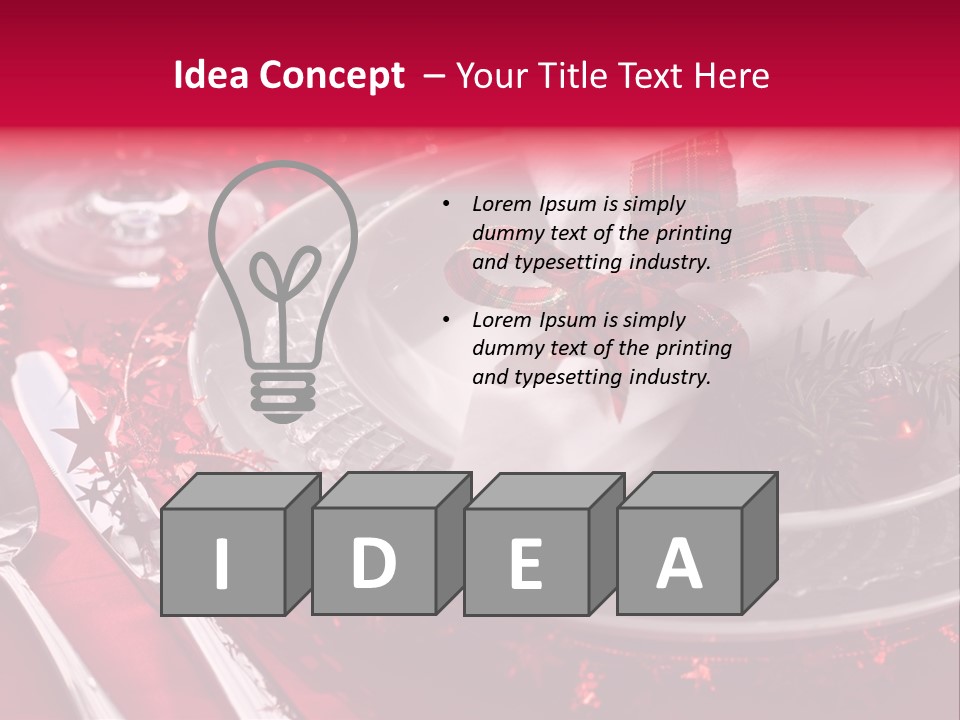 Shiny Advent Food PowerPoint Template