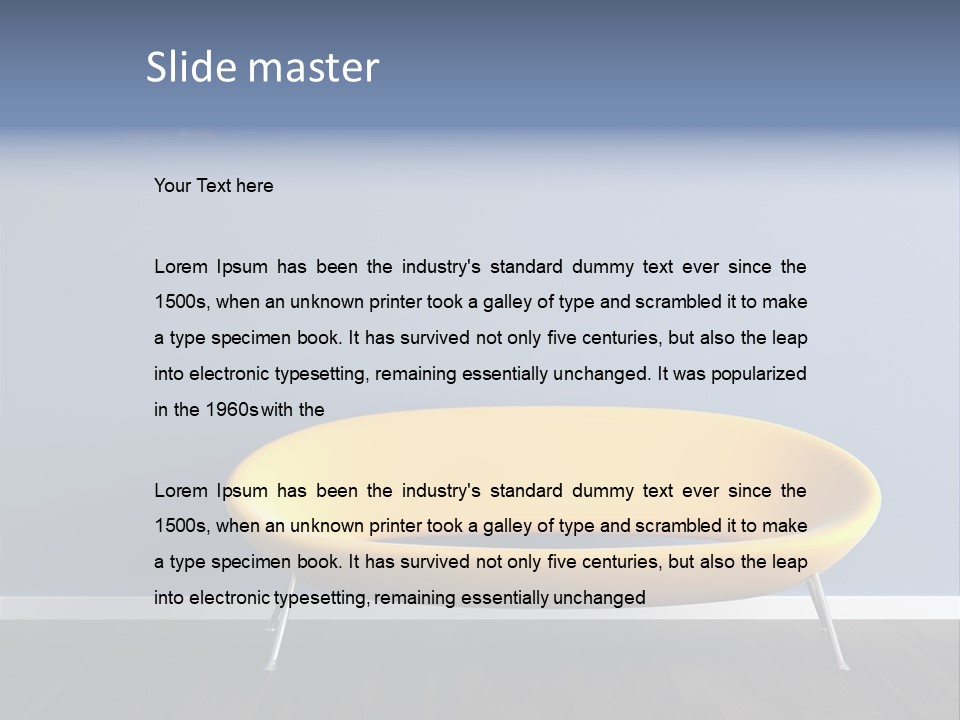 Floor Simplicity Leather PowerPoint Template