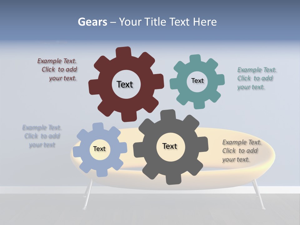 Floor Simplicity Leather PowerPoint Template