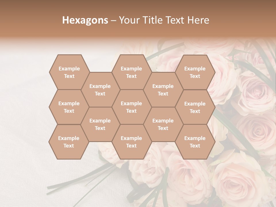 Bouquet Blossom Romance PowerPoint Template