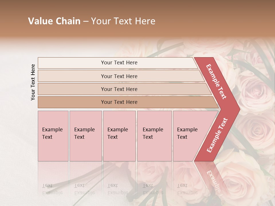 Bouquet Blossom Romance PowerPoint Template