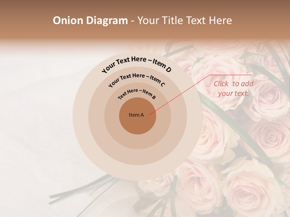 Bouquet Blossom Romance PowerPoint Template