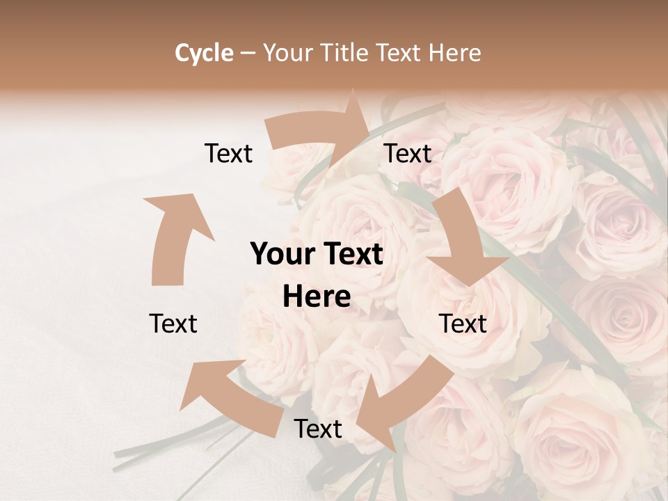 Bouquet Blossom Romance PowerPoint Template