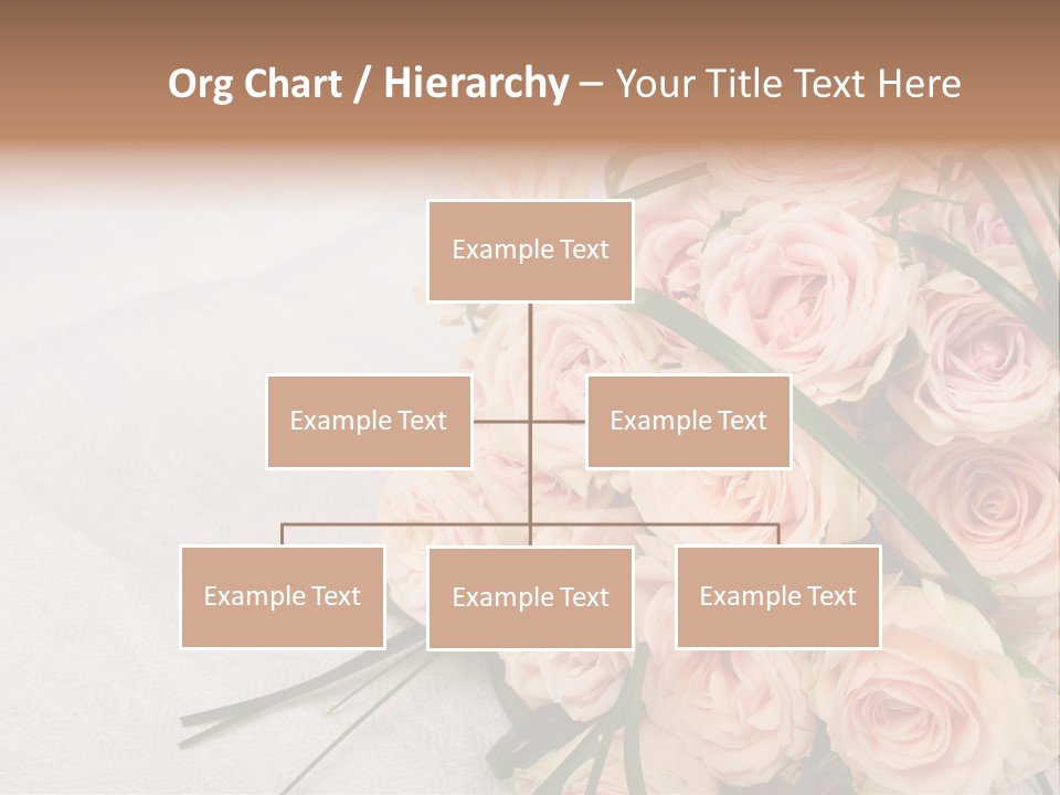 Bouquet Blossom Romance PowerPoint Template