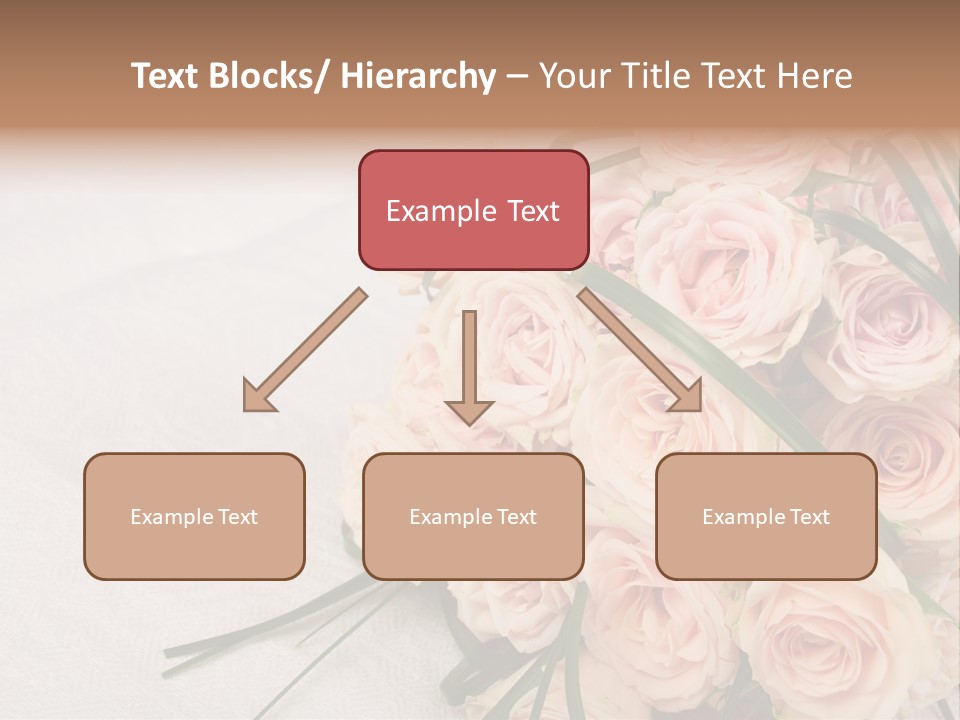 Bouquet Blossom Romance PowerPoint Template