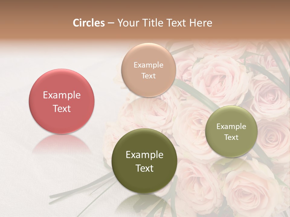 Bouquet Blossom Romance PowerPoint Template