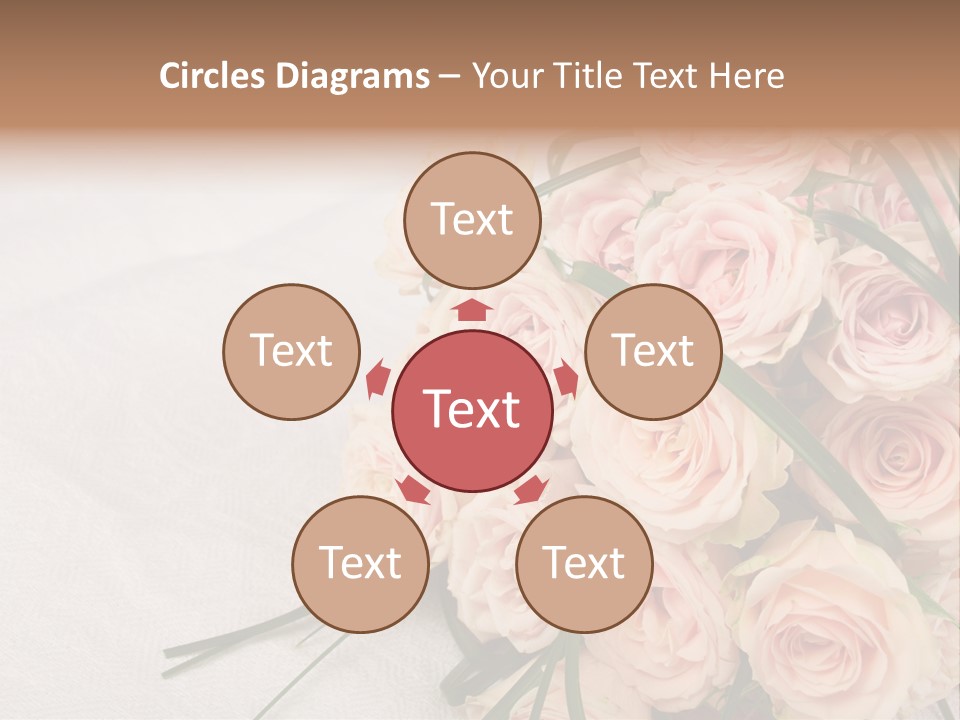 Bouquet Blossom Romance PowerPoint Template