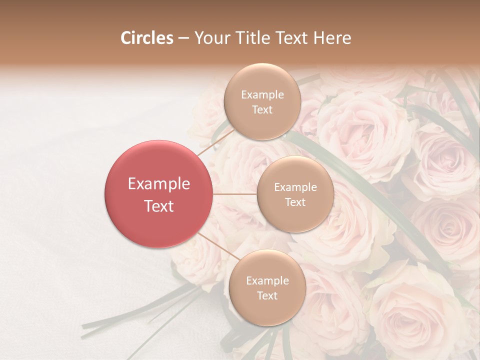 Bouquet Blossom Romance PowerPoint Template