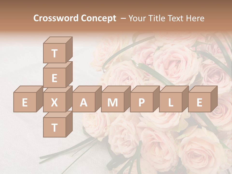 Bouquet Blossom Romance PowerPoint Template