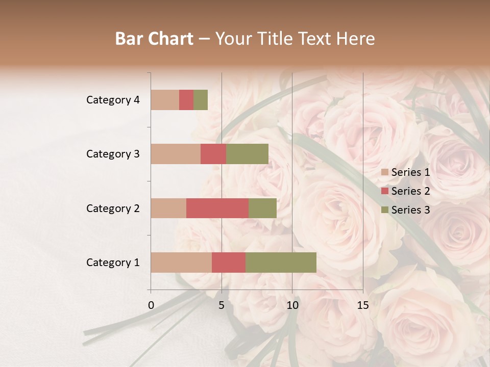 Bouquet Blossom Romance PowerPoint Template
