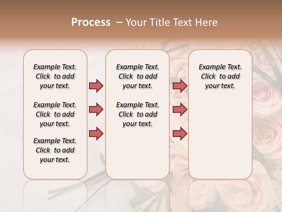 Bouquet Blossom Romance PowerPoint Template
