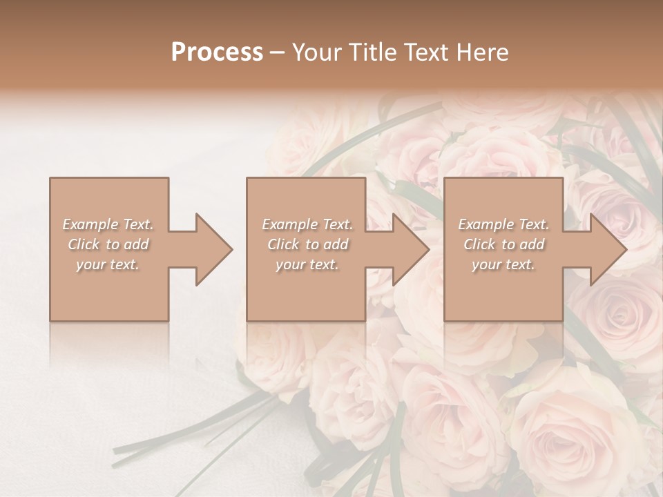 Bouquet Blossom Romance PowerPoint Template