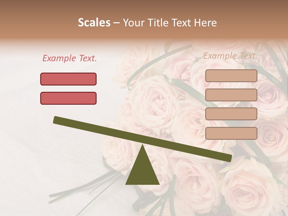 Bouquet Blossom Romance PowerPoint Template