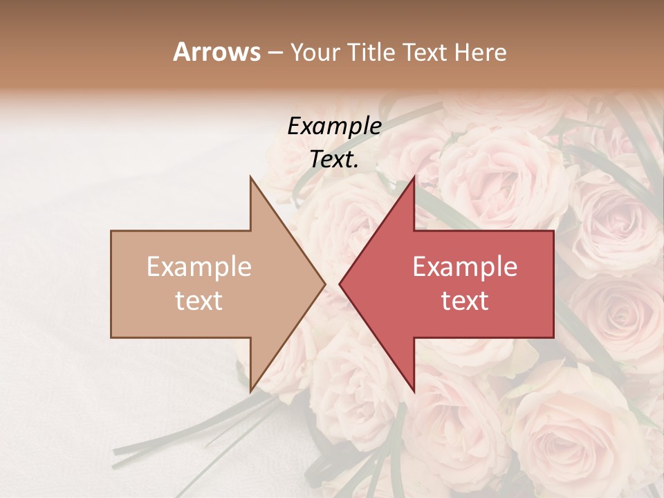 Bouquet Blossom Romance PowerPoint Template