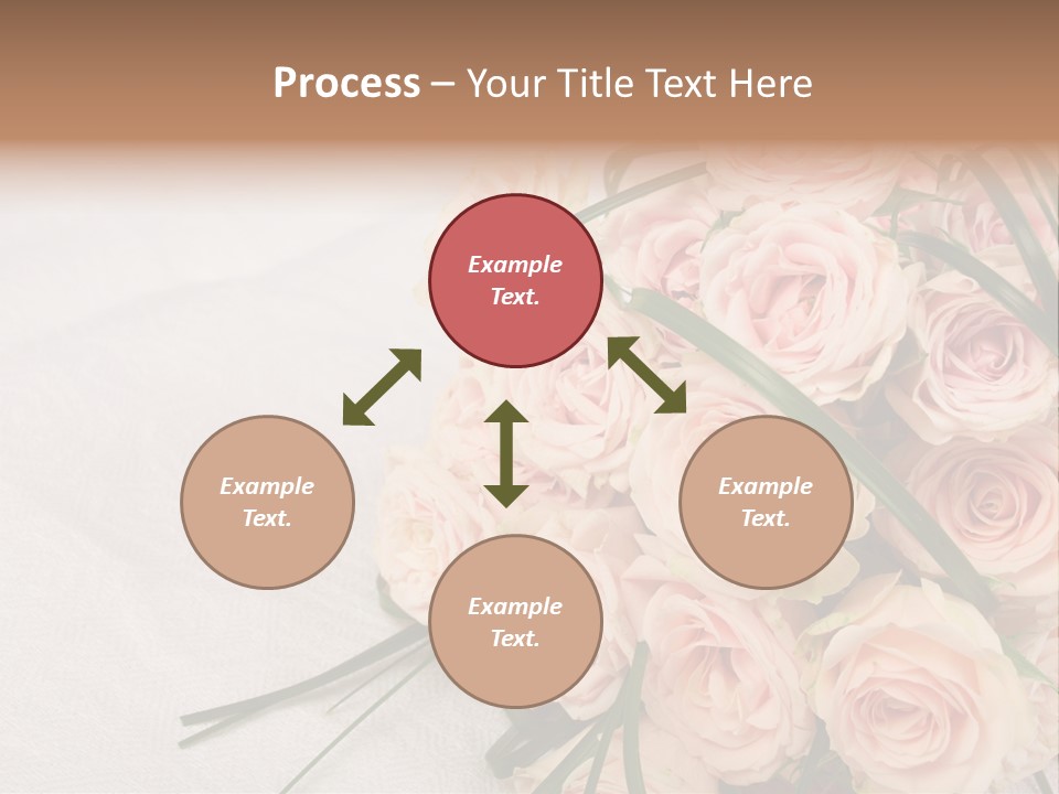 Bouquet Blossom Romance PowerPoint Template