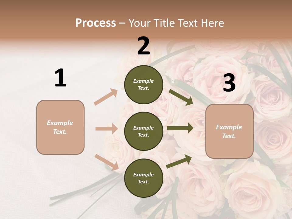 Bouquet Blossom Romance PowerPoint Template