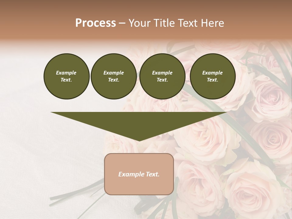 Bouquet Blossom Romance PowerPoint Template