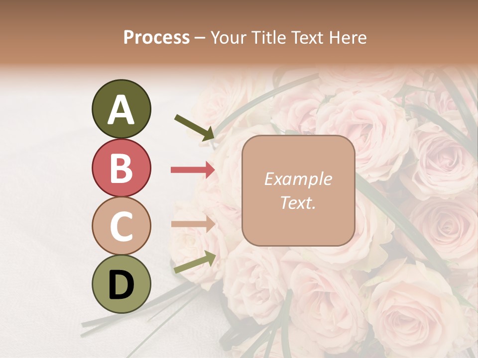 Bouquet Blossom Romance PowerPoint Template