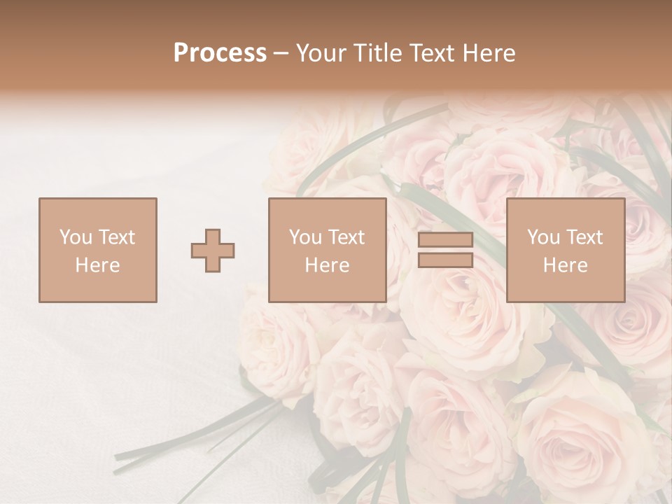 Bouquet Blossom Romance PowerPoint Template
