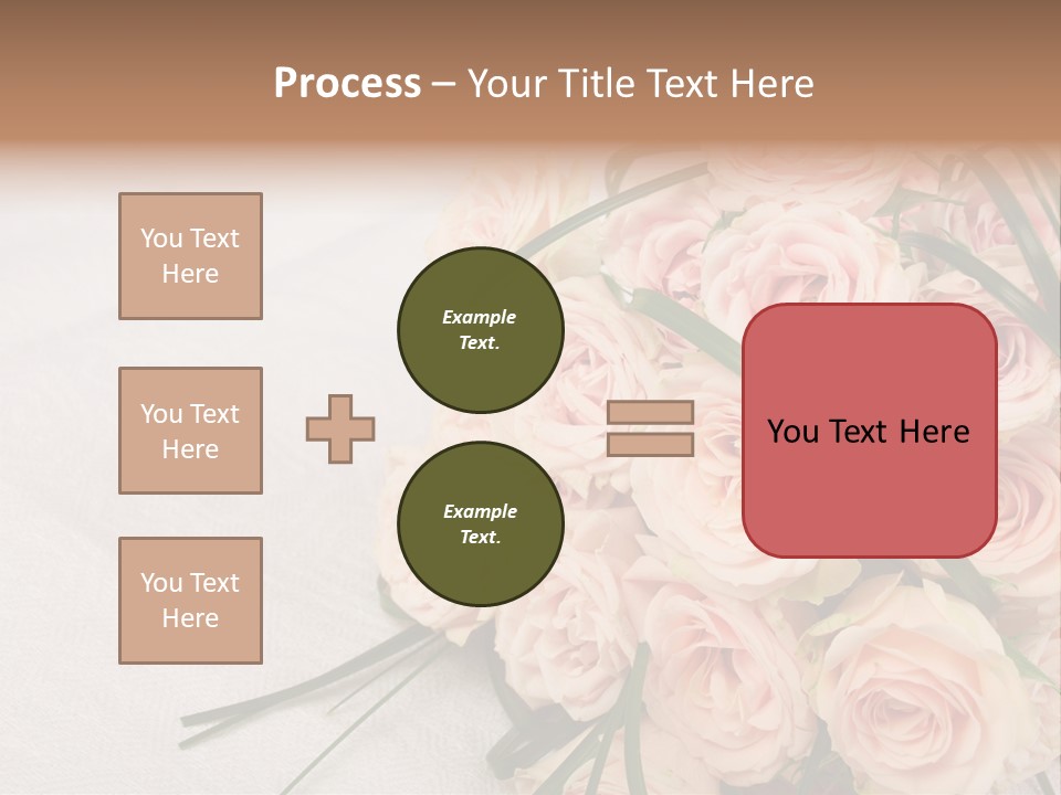 Bouquet Blossom Romance PowerPoint Template