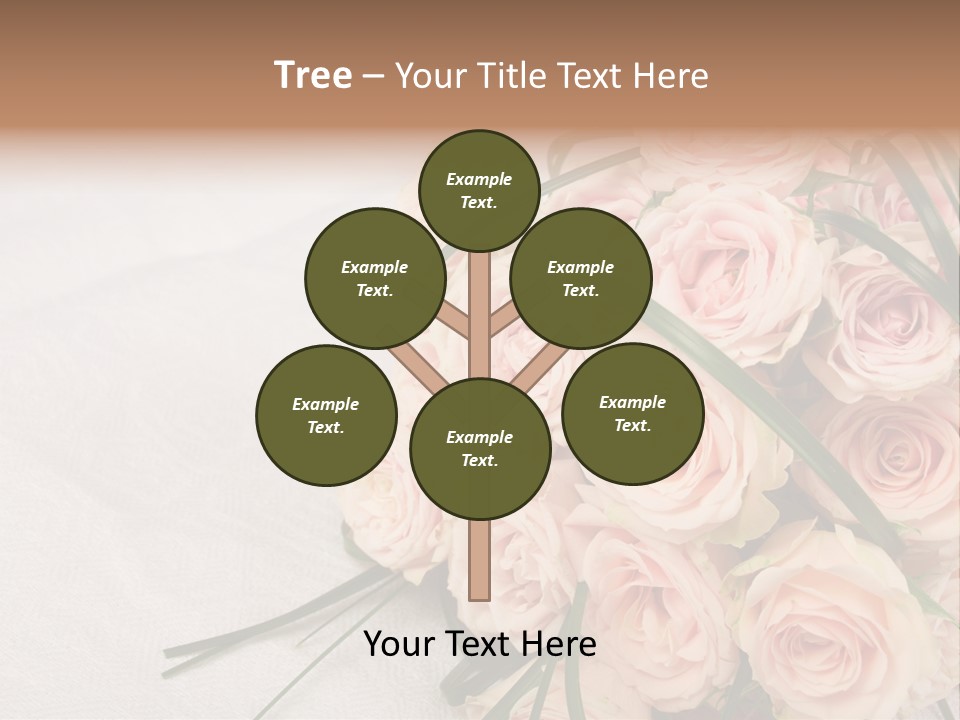 Bouquet Blossom Romance PowerPoint Template