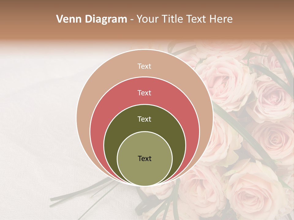 Bouquet Blossom Romance PowerPoint Template