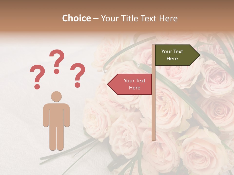 Bouquet Blossom Romance PowerPoint Template