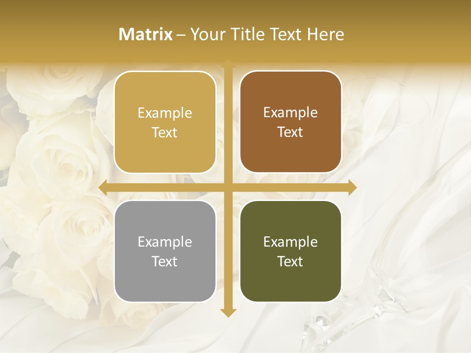 Rose Close Up Anniversary PowerPoint Template