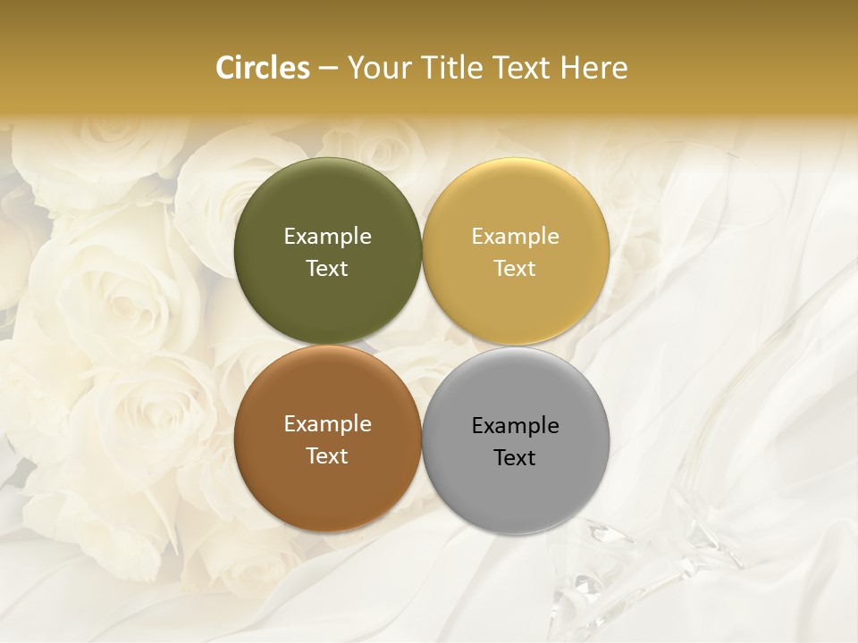 Rose Close Up Anniversary PowerPoint Template