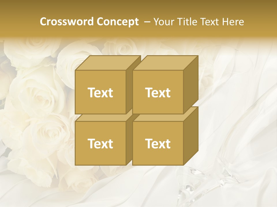 Rose Close Up Anniversary PowerPoint Template