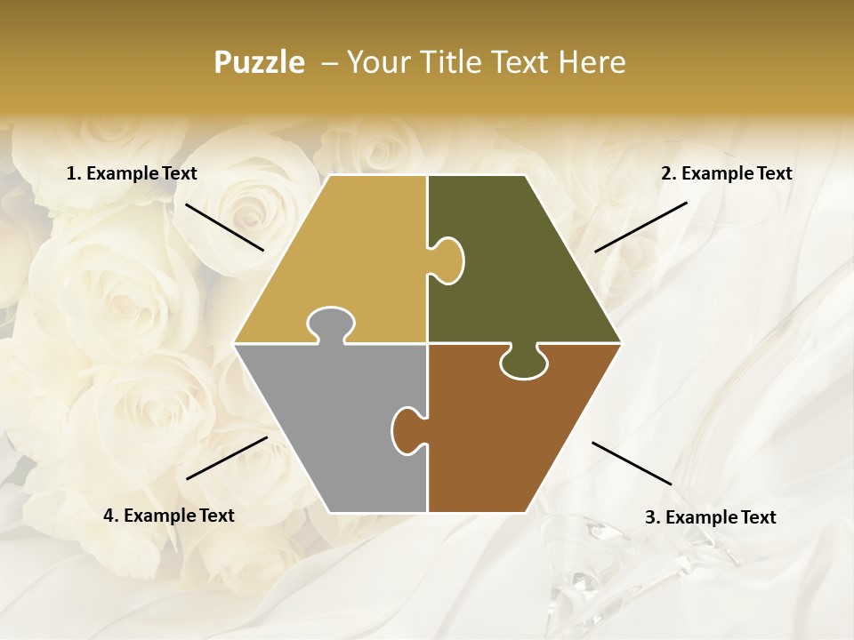 Rose Close Up Anniversary PowerPoint Template