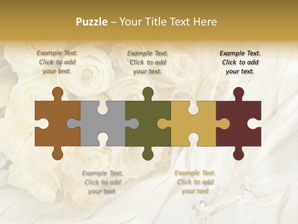 Rose Close Up Anniversary PowerPoint Template