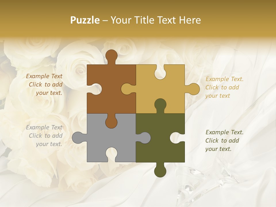 Rose Close Up Anniversary PowerPoint Template