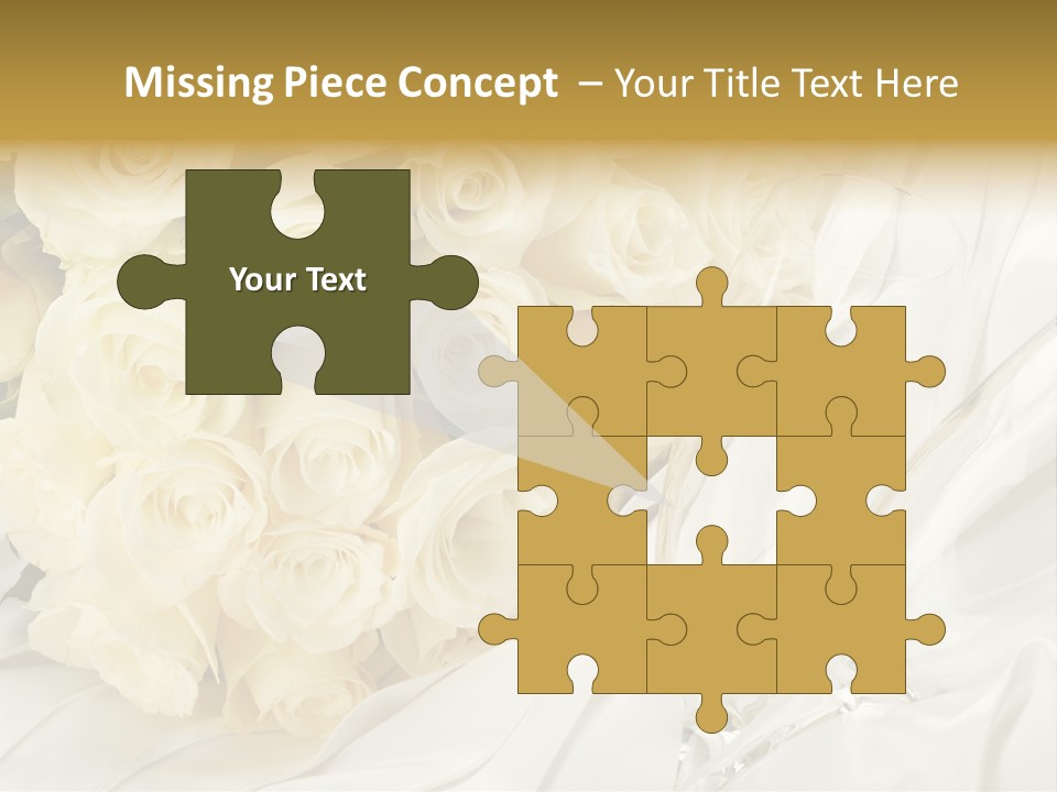 Rose Close Up Anniversary PowerPoint Template