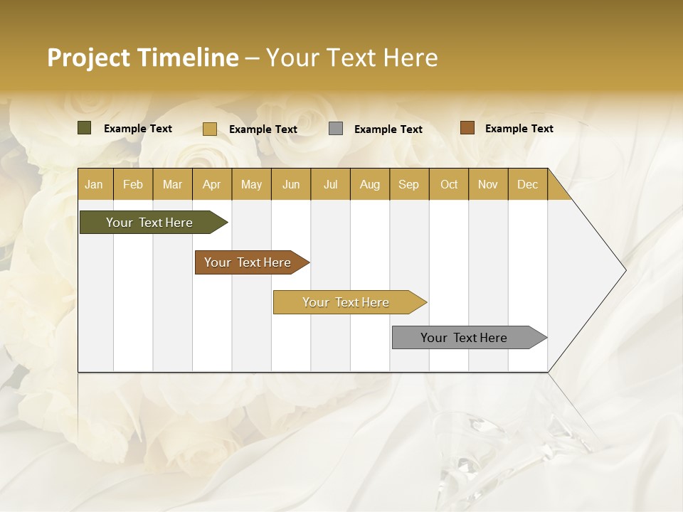 Rose Close Up Anniversary PowerPoint Template