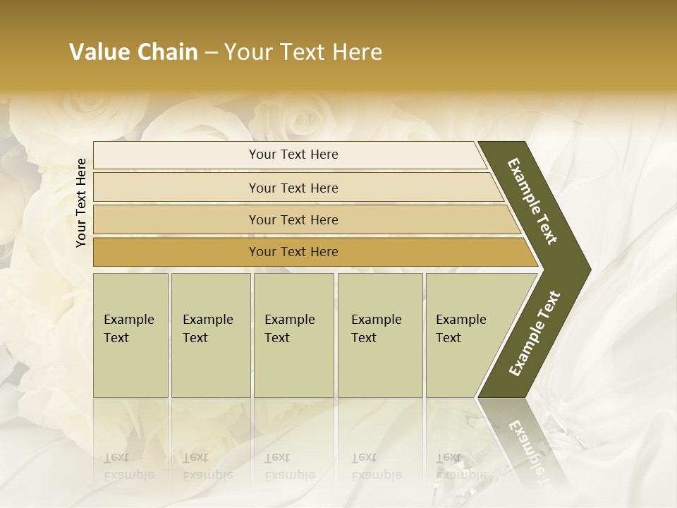 Rose Close Up Anniversary PowerPoint Template