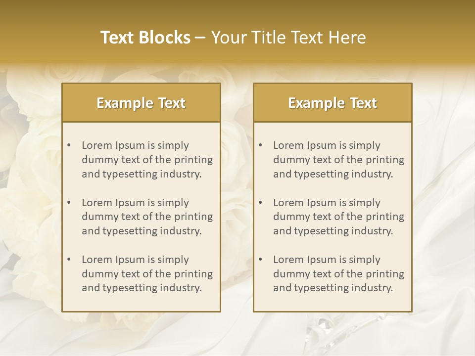 Rose Close Up Anniversary PowerPoint Template