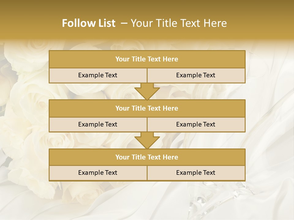 Rose Close Up Anniversary PowerPoint Template