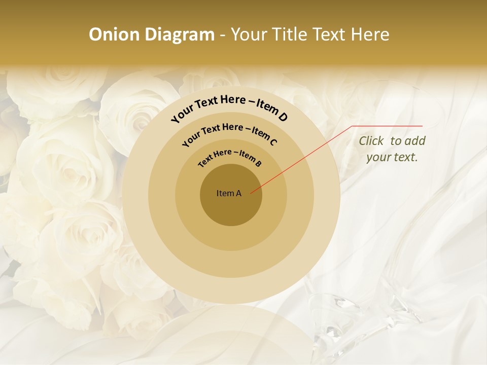 Rose Close Up Anniversary PowerPoint Template