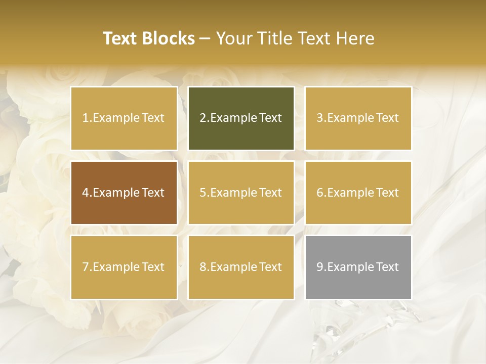 Rose Close Up Anniversary PowerPoint Template