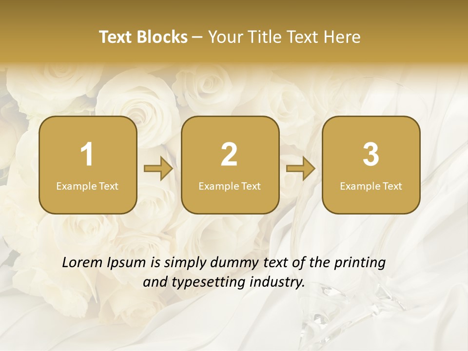 Rose Close Up Anniversary PowerPoint Template